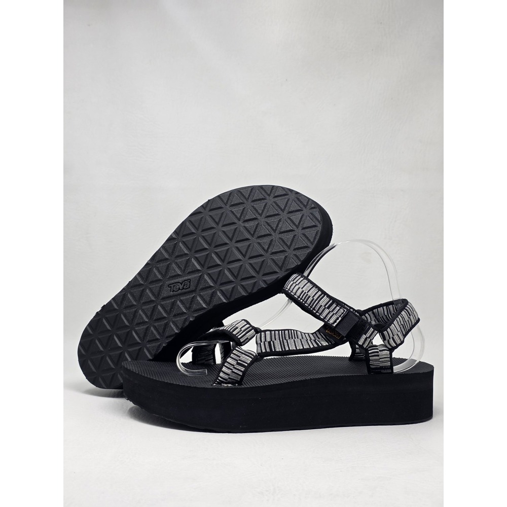 Teva Flatforms Universal Amari Black/ Eclipse Platform Sandals Size US 11 New